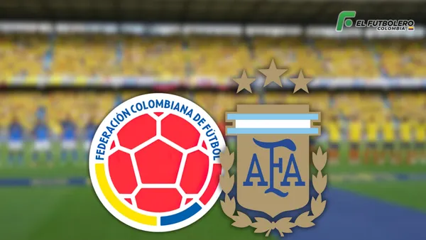 Colombia vs Argentina Foto: Pulzo y Escudoteca PN