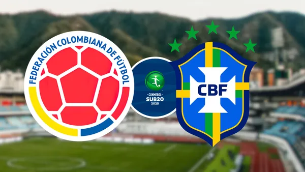 Colombia vs Brasil Foto: Escudoteca y Conmebol