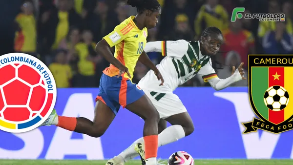 Colombia vs Camerún Foto: Claro Sports y Escudoteca PN