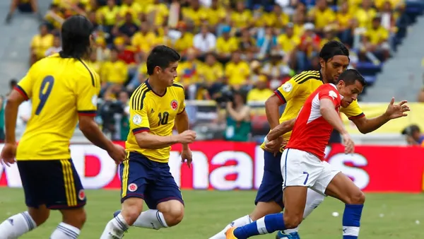 Colombia vs Chile Foto: Partidos de la roja