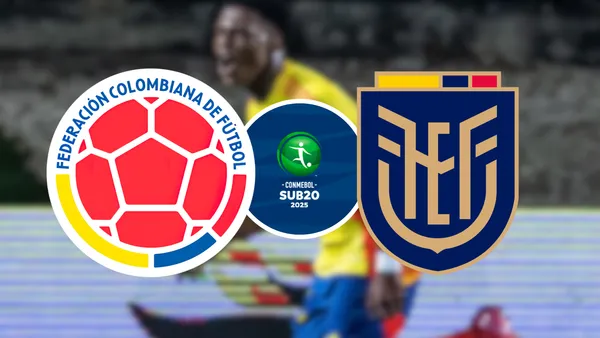 Colombia vs Ecuador Foto: Conmebol y Escudoteca