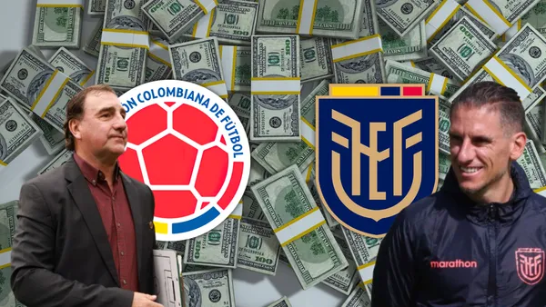 Colombia vs Ecuador Foto: El Comercio, El Tiempo, Pexels y Escudoteca