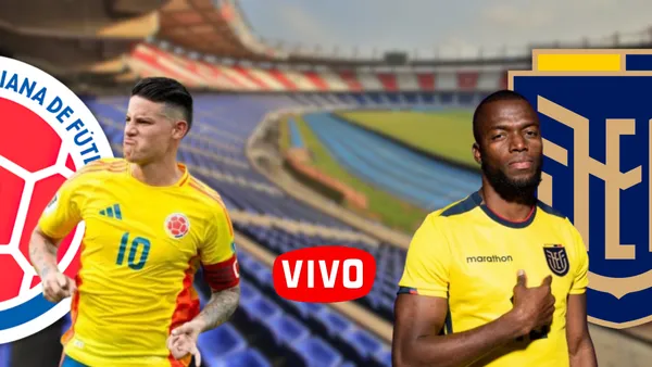 Colombia vs Ecuador Foto: Escudoteca y EFE
