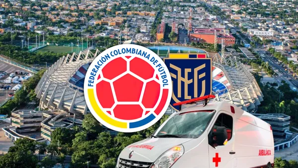 Colombia vs Ecuador Foto: FCF y Escudoteca