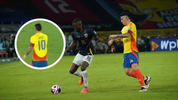 Colombia vs Ecuador Foto: La Tri y Captura de YouTube RCN