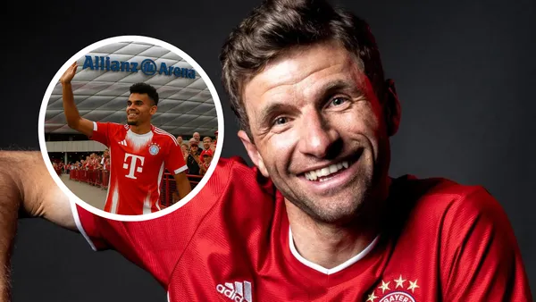 Con la llegada de Luis Díaz, conoce el nuevo destino del mítico atacante del cuadro bavaro Foto: FC Bayern y Creada con Chat GPT