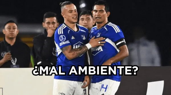 ¿Conflicto en Millonarios? Lo que pasó entre ambos futbolistas en el triunfo del equipo de Gamero.