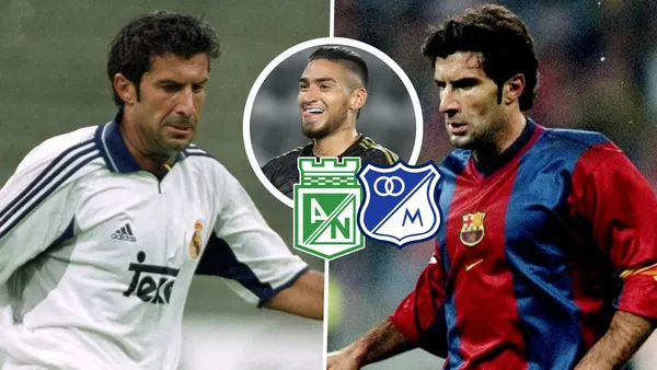 Cristian Arango y Luis Figo Foto: Récord, MLS y Escudoteca