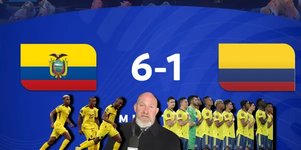 Cristian Martin lanzó una dura pulla de la Selección Ecuador por encima de la Selección Colombia.