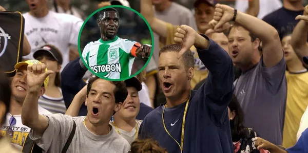 Cristian Zapata fue silbado y chiflado en el partido de Atlético Nacional contra Deportivo Pasto.