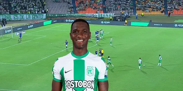 Cristian Zapata le anotó gol con Atlético Nacional al Racing de Argentina.