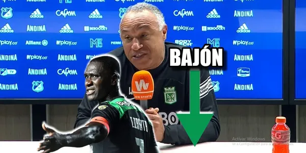Cristian Zapata tiene un bajón deportivo en Atlético Nacional y William Amaral reaccionó al ser consultado sobre ello.