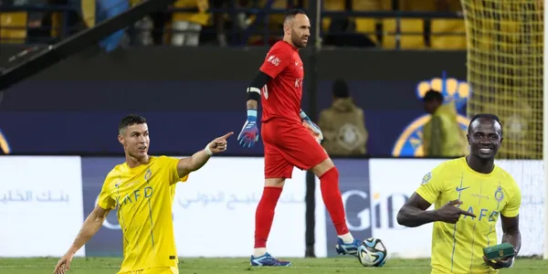 Cristiano Ronaldo, David Ospina y Sadio Mané jugadores del Al Nassr