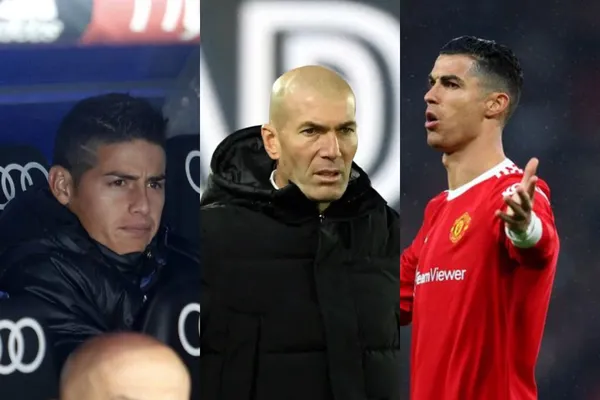 Cristiano Ronaldo está metido en problemas en Inglaterra por una actitud que tomó, algo que ni James se atrevió a hacer con Zinedine Zidane.