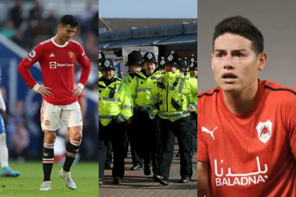 Cristiano Ronaldo fue sancionado por la policía de Inglaterra y James Rodríguez podría estar cerca de un nuevo club.