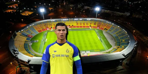 Cristiano Ronaldo jugó en una terrible cancha en la Champions de Asia, ni El Campín luce así después de un concierto.