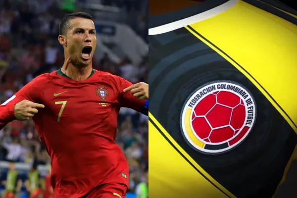 Cristiano Ronaldo respeta a un jugador de la Selección Colombia.