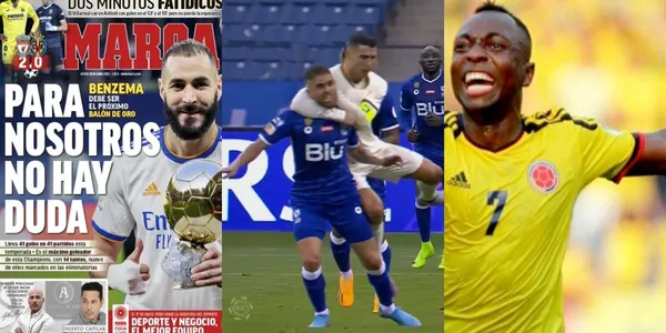 Cristiano Ronaldo tacleó a Gustavo Cuéllar en Arabia Saudita, ni Pablo Armero en su momento más defensivo llegó a tanto.