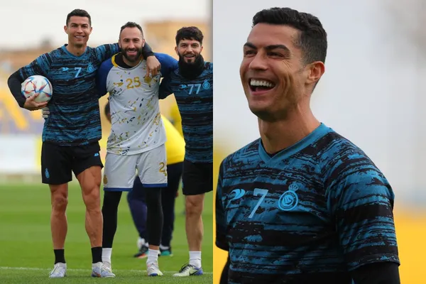 Cristiano Ronaldo tuvo un emotivo gesto con David Ospina en el Al Nassr.