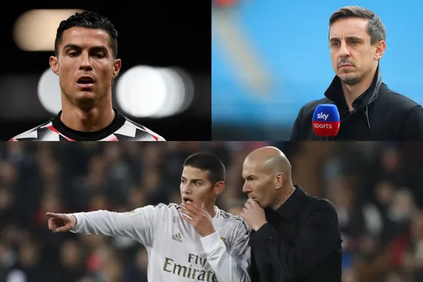 Cristiano Ronaldo vive el karma en el Manchester United, Gary Neville arremetió contra él, algo que ni Zidane dijo de James.