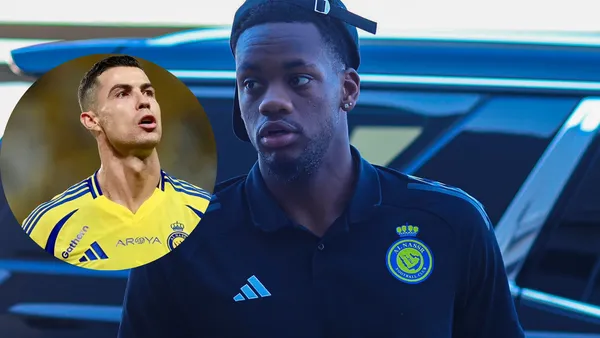 Cristiano Ronaldo y Jhon Jader Durán Foto: Al Nassr y Cristiano