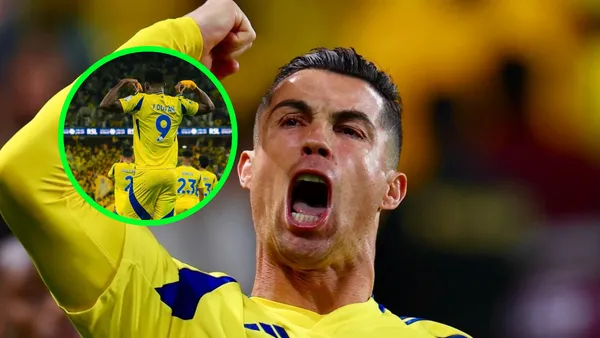 Cristiano Ronaldo y Jhon Jader Durán Foto: Cristiano y Al Nassr