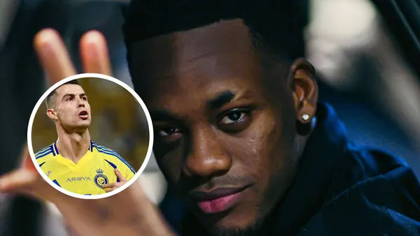 Cristiano Ronaldo y Jhon Jader Durán Foto: Cristiano y Jhon Jader Durán