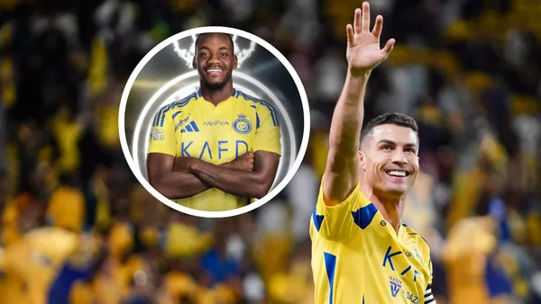 Cristiano Ronaldo y Jhon Jader Durán Foto: Fabrizio Romano y Cristiano