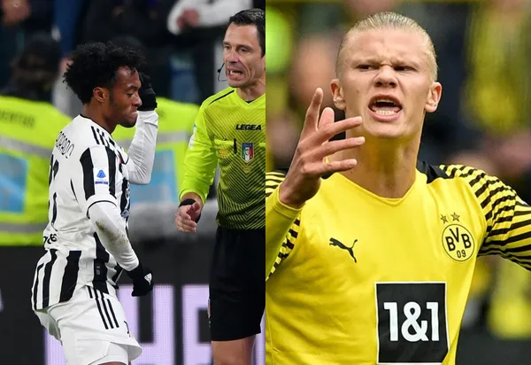 Cuadrado anotó un golazo con la Juventus en la Serie A de Italia contra el Bolonia y sorprendió con su manera de celebrar, mejor que Erling Haaland.
