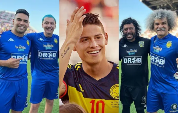 Cuatro cracks colombianos se dieron cita en Estados Unidos para jugar un partido de exhibición.