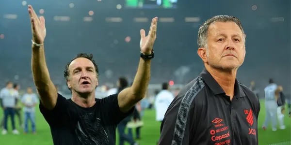 Cuca y Juan Carlos Osorio. Foto tomada de CONMEBOL y Revista Semana.