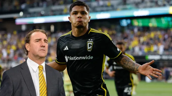 'Cucho' Hernández con la camiseta del Columbus Crew de la Major League Soccer. FOTO: Transfermarkt