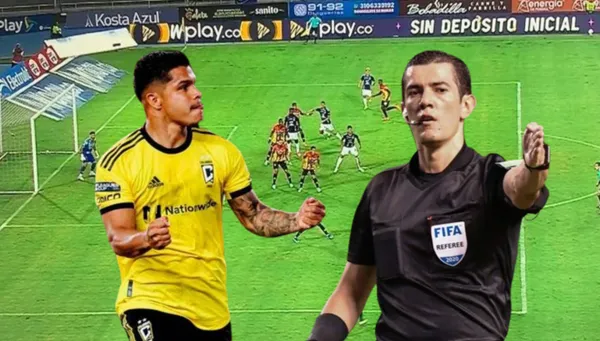 'Cucho' y su reacción tras la polémica en el Pereira vs Junior. FOTO: Futbolred