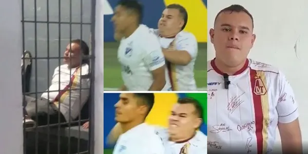 Daniel Cataño fue agredido por un hincha del Deportes Tolima.