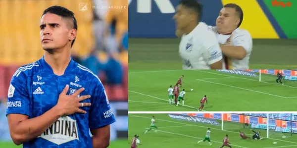 Daniel Cataño fue agredido por un hincha previo al partido de Millonarios ante el Deportes Tolima