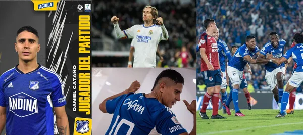 Daniel Cataño fue un crack en la victoria de Millonarios ante Independiente Medellín