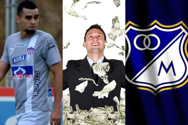 Daniel Giraldo había salido de Millonarios el año pasado para ganar una fortuna en Junior de Barranquilla donde es suplente