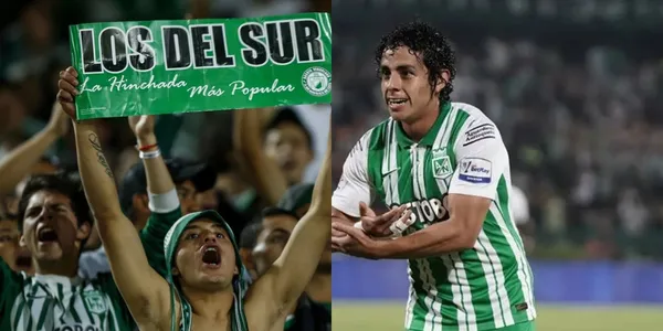 Daniel Mantilla ex jugador de Atlético Nacional comentó como fue su trato con la Barra Los Del Sur.
