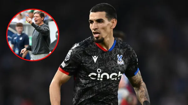 Daniel Muñoz jugando en Crystal Palace