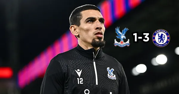 Daniel Muñoz jugó todo el partido en la derrota ante Chelsea. FOTO: 'X'