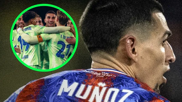 Daniel Muñoz y FC Barcelona Foto: Crystal Palace y FC Barcelona