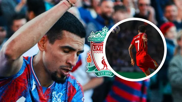 Daniel Muñoz y lo que podría pagar Liverpool para juntarlo con Luis Díaz Foto: Crystal Palace, LFC y Escudoteca