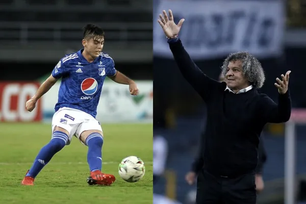 Daniel Ruiz no estuvo en el juego de Millonarios FC contra La Equidad.