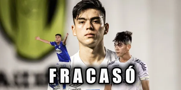 Daniel Ruiz fracasó en el Santos de Brasil.