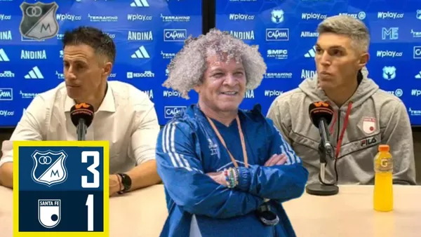 Daniel Torres le bajó la caña a Millonarios cuando el marcador fue contundente 3-1 (Fotos: El Tiempo,