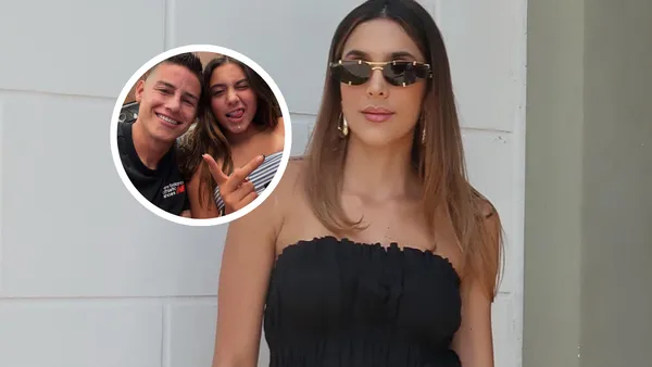 Daniela Ospina y la revelación sobre Salomé que involucra a James Foto: James Rodríguez y Daniela Ospina