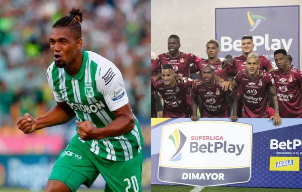 Danovis Banguero marcó el gol del empate de Atlético Nacional contra el Deportes Tolima.