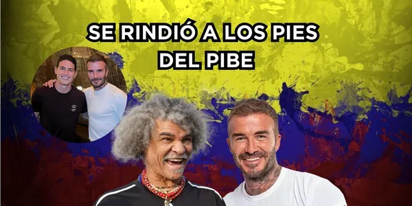 David Beckham recordó desde su museo a Carlos Valderrama con una especial mención.