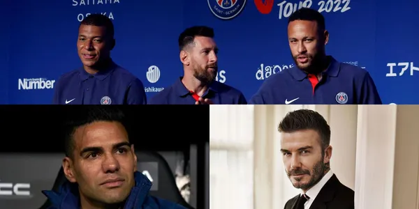 David Beckham tendría en la mira a Radamel Falcao para el Inter de Miami, también a un crack del PSG.