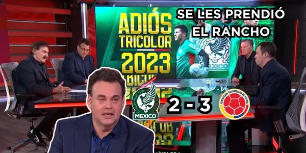 David Faitelson reaccionó tras ver como la Selección Colombia le ganó a la Selección México.